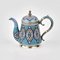 Silver Tea Set by Gustav Klingert, Set of 3 2