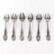 Silver Oyster Forks, France, Set of 6 1