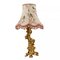 Neo-Rokoko Lampe aus vergoldeter Bronze 4
