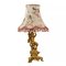Neo-Rokoko Lampe aus vergoldeter Bronze 5