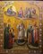 19. Jh. Der antike Tempel der Fürbitte der Heiligen Theotokos mit polychromen Emaille, Russland 10