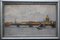 L. P. Baykov, On the Neva, Early 1960s, Oil on Cardboard, Framed 1