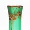 Art Nouveau Style Green Glass Vases, Set of 2, Image 3