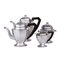 Set da tè e caffè Art Déco in argento, set di 4, Immagine 3