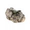 Miniatur Bronze Eidechse auf einem Stein 3
