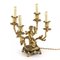 Gilded Bronze Lamp with Cupids Playing Music, Set of 2 7