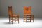 Mid-Century Italian Modern Leather Dining Chairs by Afra & Tobia Scarpa for B&b Italia / C&b Italia, 1970s, Set of 6 5