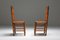 Mid-Century Italian Modern Leather Dining Chairs by Afra & Tobia Scarpa for B&b Italia / C&b Italia, 1970s, Set of 6 6