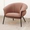 Fabric Upholstered and Iron Grasso Armchair by Stephen Burks, Image 3