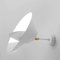 Mid-Century Modern White Saturn Wall Lamp by Serge Mouille for Indoor 2