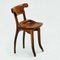 Spanish Art Nouveau Solid Oak Batllo Chair by Antoni Gaudi 2