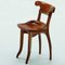 Spanish Art Nouveau Solid Oak Batllo Chair by Antoni Gaudi 3