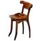 Spanish Art Nouveau Solid Oak Batllo Chair by Antoni Gaudi 1