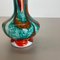 Vaso grande Pop Art vintage in vetro opalino multicolore, Italia, anni '70, Immagine 9