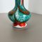 Large Vintage Italian Pop Art Multicolor Opaline Vase, 1970s 12