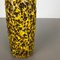 Gelbe mehrfarbige Fat Lava Vase von Scheurich Wgp, 1970er 17