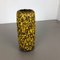 Yellow Fat Lava Multi-Color Vase from Scheurich Wgp, 1970s 3