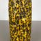Yellow Fat Lava Multi-Color Vase from Scheurich Wgp, 1970s 6