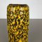 Gelbe mehrfarbige Fat Lava Vase von Scheurich Wgp, 1970er 10