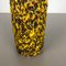 Gelbe mehrfarbige Fat Lava Vase von Scheurich Wgp, 1970er 9