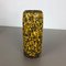 Yellow Fat Lava Multi-Color Vase from Scheurich Wgp, 1970s 4