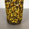 Gelbe mehrfarbige Fat Lava Vase von Scheurich Wgp, 1970er 7