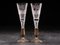 Antique Crystal Wedding Glasses on Bronze Stem, Set of 2 4