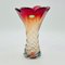 Große italienische Vintage Vase aus gedrehtem Muranoglas von Made Murano Glas, 1960er 1