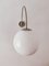 White Sphere Wall Lamp with Adjustable Arm 5