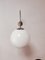 White Sphere Wall Lamp with Adjustable Arm 6