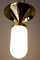 Art Deco Glass Ceiling Lamp, Image 5