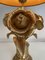 Französische Regency Tischlampe aus vergoldetem Messing von Maison Jansen 9