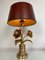 French Regency Gilt Brass Table Lamp by Maison Jansen 2