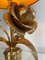 Lámpara de mesa francesa Regency de latón dorado de Maison Jansen, Imagen 10