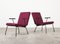 Minimalist 1407 Easy Chairs by Wim Rietveld for Gispen, 1954, Set of 2 3