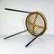 Vintage Bamboo Metal Stool, Italy, 1950s, Image 11