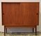 Danish Teak Cabinet with Sliding Doors 19