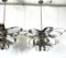 Large Mid-Century Italian Chrome Chandeliers, 1970s, Set of 2 6