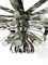 Large Mid-Century Italian Chrome Chandeliers, 1970s, Set of 2 4