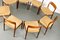 Model 75 Chairs by Niels O. Møller for J.L Møllers, 1960s, Set of 8, Image 12