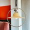 Danish Modern Chromed Metal Rise and Fall Hanging Lamp, 1960s 1