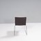 Brown Leather Dining Chair by Mario Mazzer for Poliform, Set of 6 7