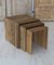 Teak Beistelltische von Francomario, 3er Set 3