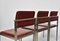 Leather & Chrome Plated Steel Dining Chairs, 1970s, Set of 6 4