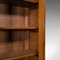 Antikes englisches viktorianisches glasiertes Bücherregal aus Eiche, 1900er 10