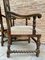 Mid-Century Spanish Colonial Carved Walnut Armchairs, Set of 2 14