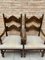 Mid-Century Spanish Colonial Carved Walnut Armchairs, Set of 2 7