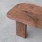 Mid-Century French Brutalist Oak Coffee Table, Image 5