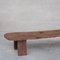 Mid-Century French Brutalist Oak Coffee Table, Image 2