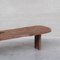 Mid-Century French Brutalist Oak Coffee Table 3